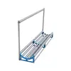 Cama de corte rack de pano máquina de puxar tecido espessa mesa de corte aço inoxidável manual simples rolo grande suporte de carga ajustável tecido