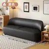 Sofá de Cuero Rascador de Gato Nórdico para Apartamento Pequeño Sala de Estar Sencilla Tienda Moderna Área de Descanso Tela para Ropa Sofá Doble de Tres Plazas