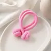 2026 Novo Modelo Verão Infantil Nó Chinês Alta Elasticidade Rabo de Cavalo Princesa Meninas Prendedor de Cabelo Dupla Face Acessório de Cabelo