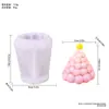 Vela Árbol de Navidad Aromaterapia Forma de Burbuja Abrasiva Forma Mini Linda
