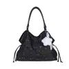 Bolso de Mano de Moda Estilo Coreano 2026 Primavera Nuevo Bolso de Mano Versátil Bolso de Hombro de Lunares Gran Capacidad Bolso de Axila para Mujer