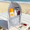 Bolsa Portátil à Prova d'Água para Armazenamento de Escova de Dentes de Viagem, Necessaire de Malha para Banheiro de Viagem de Negócios, Necessaire à Prova d'Água para Viagem