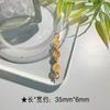 Cadena Colgante Zakiram de Diamante Incrustado en Oro Antiguo Pulsera Tobillera a Juego para Pareja Hecha a Mano DIY Accesorios al por Mayor