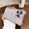 Adecuado para funda de teléfono móvil Apple 15Pro Max, película para lente, red a prueba de polvo, iPhone14Pro, nueva cubierta protectora, transparente