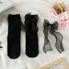 Primavera y verano malla lazo grande tubo encaje calcetines de mujer encaje Lolita japonés Corea Joker fábrica mayoreo