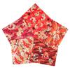 Set de tela patchwork de 5 colores dorado tela floral estilo japonés algodón floral hecho a mano diy tela de algodón tela al por mayor tela estampada para cabeza