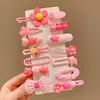Presilhas de Cabelo Infantis Fofas para Franja Lateral de Meninas Acessórios de Cabelo Presilhas Dopamina Presilhas Bb
