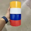 Fita Adesiva Forte Dupla Face de Cor Única de 4,5 cm para Pisos, Educação Infantil, Casamentos, Exposições, Emenda de Carpetes e Fita de Advertência