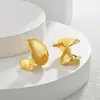 Pendientes de Moda Europea y Americana Transfronteriza con Estilo, Diseño de Nicho, Estilo Frío, Pendientes Exagerados Irregulares Retorcidos Brillantes