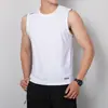 Nuevo Chaleco de Seda Helada de Verano, Camiseta sin Mangas de Seda Helada de Manga Corta para Deporte y Fitness, Camiseta de Secado Rápido, Transpirable para Correr y Fitness
