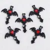 Estilo Dulce y Fresco Sexy Aleación Electrochapada Diamante Corazón Alas Cruz Colgante DIY Accesorios de Colgantes para Joyería Hecha a Mano