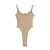 Mono de tirantes sexy de estilo europeo y americano para chica de verano, nuevo mono ajustado con costuras de encaje para mujer