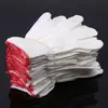Luvas de Nylon com Dedos Colados, Dedos Revestidos de PU, Revestimento Branco, Antiestática, Proteção Leve
