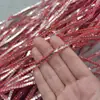 Cinto de seda plano dourado e prateado de 5 mm, renda colorida, cinto de contas duplas, acessórios de vestuário, decoração de borda serrilhada, cinto com decoração de renda