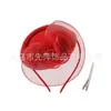 Chapéu Pequeno Amazon Headwear Chapéu de Renda Retrô para Casamento Boina Chapéu de Baile para Performance de Feriado de Natal