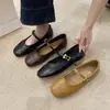 Hermosos Zapatos Mary Jane de Una Correa para Mujer, Nuevo Estilo Primavera/Verano 2026, Modernos y Elegantes, Cómodos Zapatos de Boca Baja que Combinan Bien con Faldas