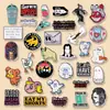 Liquidación Caricatura Personaje Forma Divertida Serie Animales Set Insignia Aleación Barniz para Hornear Ropa Broche Accesorios