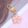Chaveiro Flor de Cerejeira Perolada Pingente Daisy Boutique Criativo Pendente de Bolsa Simples Chaveiro Acessórios de Metal Atacado