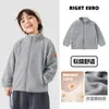 Abrigo de invierno para niños Youou, parte superior con forro polar, nuevo estilo engrosado, ropa infantil de moda para niños mayores, ropa de invierno para bebés