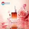 En stock frasco gotero cuadrado de 30 ml, frasco de serum espeso para aceites esenciales cuadrado de 50 ml, frasco de vidrio cosmético