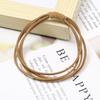 Corea del Sur Nuevo Anillo para el Cabello Elástico Cuatro en Uno Dulce Lazo para el Cabello Versátil Banda de Goma Cuerda para el Cabello Nudo a Mano Accesorios para el Cabello