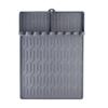 Amazon Más Vendido Mat Herramienta de Silicona para Horno Esterilla para Rack Lateral de Bandeja de Horneado de Camping al Aire Libre Esterilla Protectora de Silicona Piedra Negra