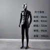 Modelo masculino para vitrine de loja de roupas, rosto galvanizado, manequim masculino de corpo inteiro, manequim de exposição