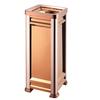 Shopping Mall de Hotel Gpx-202A Quadrado Anti-Impressão Digital Ouro Rosa Lixeira Interna Porta-Cigarros Armazenamento