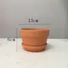 Maceta de barro antigua maceta de paisaje maceta para plantar diy planta suculenta pequeña flor pequeña planta en maceta con plato maceta de azulejo