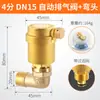 Válvula de Escape Automática de Latón para Tubería de Calentamiento de Agua del Grifo Doméstico Válvula de Escape Vertical 4 Puntos 6 Puntos 1 Pulgada Dn25Dn20