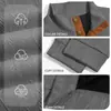 Ropa europea y americana para hombre transfronteriza, prendas de punto de cuello alto para primavera y otoño, sudadera casual de jacquard texturizado vintage con parche en la manga