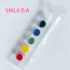 Tira de pigmento acrílico 3ml 6 cores 8 cores 12 cores conjunto infantil diy grafite pintura fazendo pintura em pedra pigmento à prova d'água