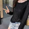 Cárdigan de Punto Fino Holgado con Protección Solar para Mujer 2026, Nuevo Estilo de Verano, Súper Elegante, Se Puede Usar Solo, Camiseta Base de Color Sólido
