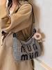 Bolso de Hombro Informal Transfronterizo para Mujer 2026 Otoño e Invierno Nuevo Estilo Cruzado Retro Moda Gran Capacidad Versátil Bolso de Hombro para Viajes Diarios