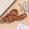 Pinza para el Cabello Artística Retro Mate con Nota Musical para Mujer, Diseño Simple y Elegante, Pinza Versátil para Recogidos en la Parte Trasera de la Cabeza