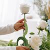 Material DIY artesanal Haste para guirlanda de jardinagem Fita de borda Fita de papel Acessórios florais Filme de embalagem de jardinagem verde