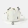 Bolsa de Ombro Transversal com Cordão de Design Nicho Estilo Japonês, Versátil para Esportes ao Ar Livre e Moda