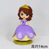 Decoración de pastel de dibujos animados Frozen Aisha Anna Princesa Sakura tarjeta de copo de nieve inserción fiesta de cumpleaños enchufe