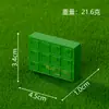 Cabine de correios retro criativa em miniatura para paisagem DIY casa de bonecas acessórios de decoração para casa ornamento de mesa de escritório