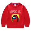 Among us primavera e outono comércio exterior transfronteiriço nova roupa infantil pequena e média suéter gola redonda infantil manga longa meninos e meninas top de bebê