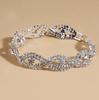 Moda Europeia e Americana Pulseira de strass com Cruz vazada pulseira criativa pulseira simples pulseira de diamante totalmente cravejada pulseira B3180