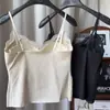 2025 Camisola Adelgazante Estilo Francés Sujetador Puro Deseo Integrado Delgado Belleza Mujer Espalda de Encaje Otoño Invierno 0 Taza Gratis Nuevo
