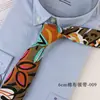 Moda Coreana Floral Casual Corbata de Lazo Manual de 6 cm Tela de Algodón para Negocios Profesional Novio Estampado Estilo Chino