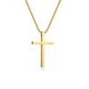 Collar de cruz de acero inoxidable, acero de titanio, gran oferta, Hip Hop, marca de moda, ligero, de lujo, cadena colgante para hombre, joyería sin decoloración