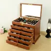 Caja de joyería de madera maciza Xianglong, caja de almacenamiento, estilo antiguo, gran capacidad, diseño chino, de alta gama, exquisita, para uso doméstico, adecuada para almacenar coleccionables y adornos