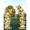 Accesorios de Boda Arco de Hierro Decoración de Puerta de Cuerno de Vaca Soporte de Flores Decoración de Césped al Aire Libre Arreglo de Boda Decoración de Fondo