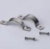 Fabricante Argola de Aço Inoxidável 304 Braçadeira Forte Clipe para Poste Elétrico Tubo Clipe para Tubo de Água Acessórios de Fixação de Outdoor