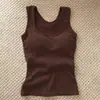 Camisola Amarilla con Copas, Top de Verano Delgado sin Mangas para Mujer, Elegante y con Espalda No Reveladora