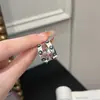 Brincos de Estrela de Seis Pontas Antiga Retrô em Prata Esterlina S925 para Mulheres, Estilo Cool, Design de Nicho, Luxo Acessível e Versátil