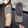 Pantuflas de cuero de vaca de primera capa Haining para casa de verano para hombre, de madera para piso, interiores, antideslizantes, de cuero, pantuflas para casa de mujer